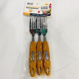4337 set de 3 tenedores  color al azar