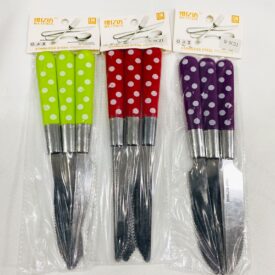 4344 set de 3 cuchillos color al azar