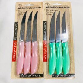 4347 set de 3 cuchillos color al azar