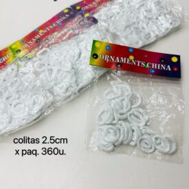 6235 colitas 2.3cm PJ10 BLANCO