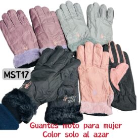 6459 guantes moto mujer x DOCENA MST17