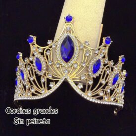 7177 coronas grandes EH06 dorado azul