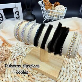 7419 pulseras elásticas doble
