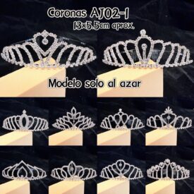7385 coronas plateadas al azar AJ02-1