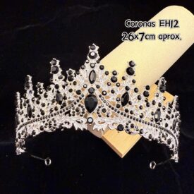 7395 coronas EH12 plateado negro
