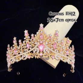 7396 coronas EH12 dorado rosa