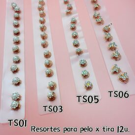 9144 resortes para pelo x tira DORADO