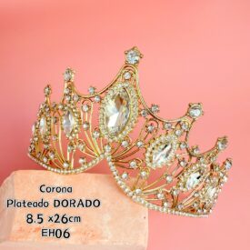 9386 corona EH06 plateado DORADO