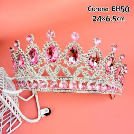 9654 corona EH50 rosa PLATEADO