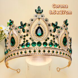 9724 corona VERDE DORADO EH7612 (CODIGO REPETIDO ! REVISA EL MODELO)