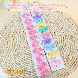 9779 hebillas para nenas x blisters ( al azar ) ET1001