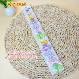 9897  hebillas broches para nena x blister 10 pares modelo al azar ET1005