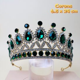 0116 corona verde DORADO EH7560