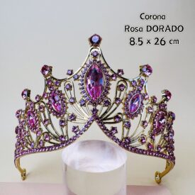 0126 corona rosado DORADO EH7554