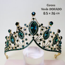 0127 corona verde DORADO EH7556
