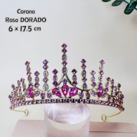 0148 corona rosa DORADO EH 7741