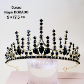 0147 corona negra DORADO EH7739