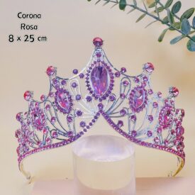 0156 corona rosa PLATEADO EH7549