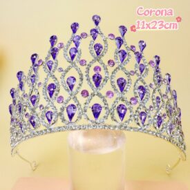 9919 corona LILA PLATEADO EH7637