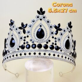 9932 corona NEGRO PLATEADO EH7610