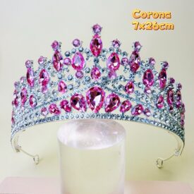 9935 corona ROSA PLATEADO EH7584