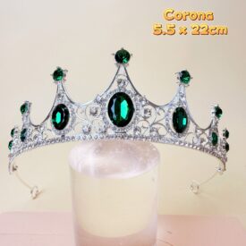 9940 corona VERDE PLATEADO