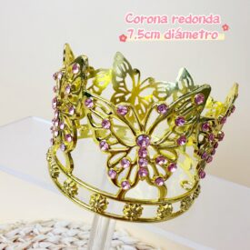 9944 corona redonda ROSA DORADA EH7650 mediana
