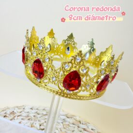 9955 corona redonda ROJO DORADA EH7667 mediana