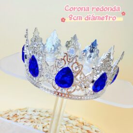 9953 corona redonda AZUL PLATEADO EH7660 mediana