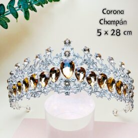 0188 Corona CHAMPÁN PLATEADO EH1106