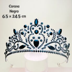0203 corona NEGRO PLATEADO EH3021