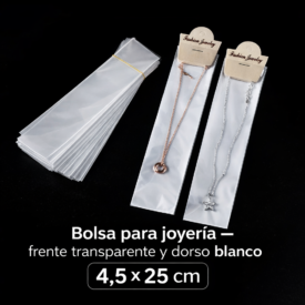 0600 bolsas para joyería  x 200u.
