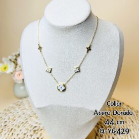 0486 Cadena acero dorado Q-YG429