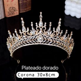 0540 corona DORADO PLATEADO EH7609