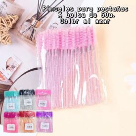 2791 pinceles para pestañas x paq. de 50u. color al azar  FP04