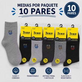 3516  medias x paq. 10 pares (TALLE41-47) xmj-3