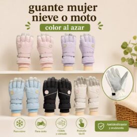 3525 guante mujer para nieve o moto al azar HX-6