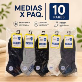 3601 medias x paq. 10 pares (TALLE 41-47)