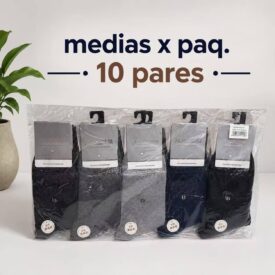 3609 medias x paq. 10 pares (TALLE 39-45) POTO-9