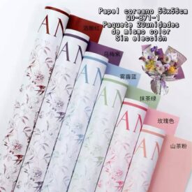 2828 papel coreano x paq. 20u. color al azar QD-871-1
