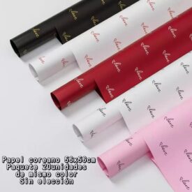 2831 papel coreano x paq. 20u. color al azar QD-871-4