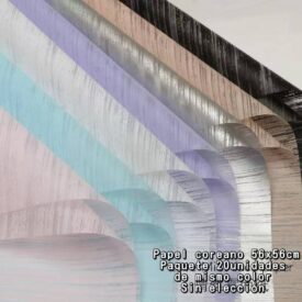 2836 papel coreano x paq. 20u. color al azar QD-871-9