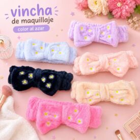 3521 Vincha para maquillaje color al azar QTD-111 MARGARITA