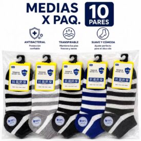 3546 medias x paq. 10 pares (TALLE 39-45)