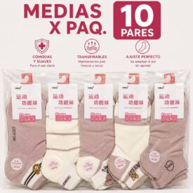 3547 medias x paq. 10 pares al azar (TALLE 35-40)