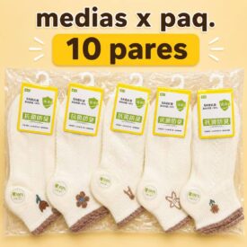 3554 medias x paq. 10 pares (TALLE 35-40)
