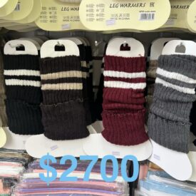 4053  polaina 2 rayados color al azar WT69