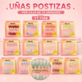 1090 uñas postiza caja  x 12u  YT-1106