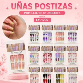 1096 uñas postiza caja  x 12u LY-1207