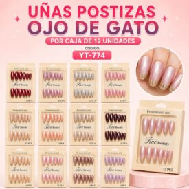 1095 uñas postiza caja  x 12u YT 774